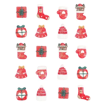 

20Pcs Creative Chic Decorative Glitter Lovely DIY Accessories for Party Children