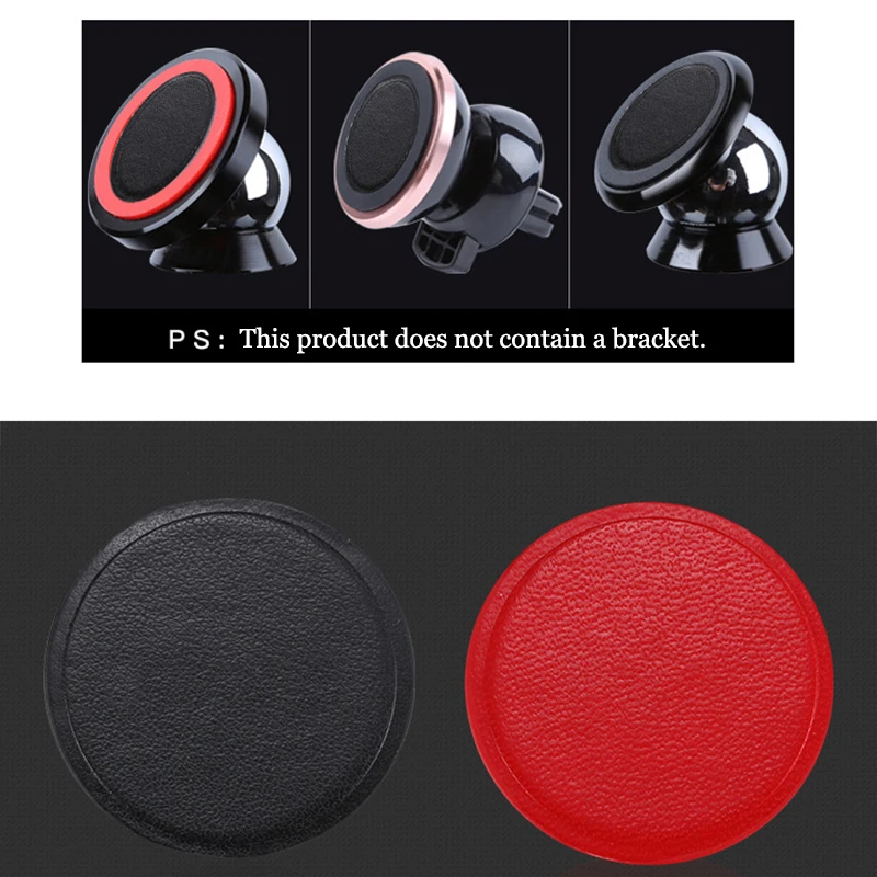 SHELLNAIL PU Leather Metal Plate For Magnetic Car Phone Holder Magnet Phone Stand GPS Holder Accessory 3M Adhesive PU Iron Sheet
