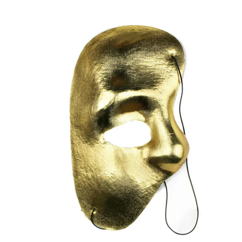 Halloween Masquerade Mask Vintage Phantom Of The Opera One Eyed Half Face Costume Party Masks | Дом и сад