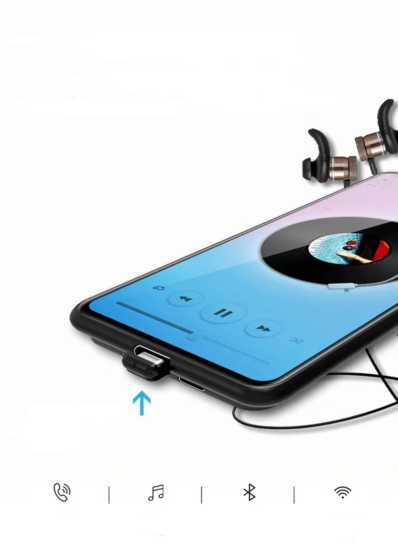 5000 мАч беспроводной чехол для зарядного устройства для huawei honor 20 s/20 pro/Nova5/Nova5 pro Чехол