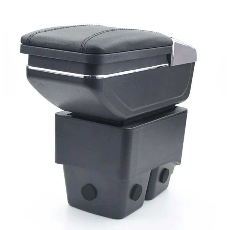 

For Ford Fiesta 3 MK7 armrest box center Storage box cup holder ashtray interior car-styling products accessories parts 12V USB