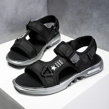 Sandalias de hombres la moda verano Плайя Депортива пунтера серрада дышащие легкие летние мужские модные сандалии с ремешком на носке