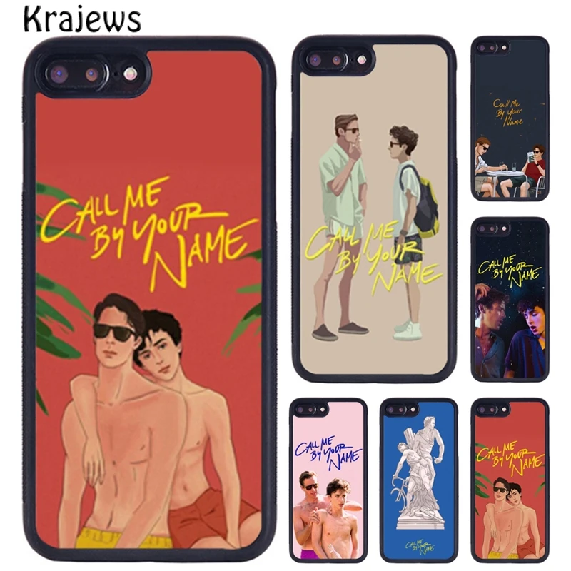 Krajews Call Me by Your Name Phone Case For iPhone X XR XS 11 12 13 Pro MAX 5 6 6S 7 8 Plus Samsung Galaxy S8 S9 S10 | Мобильные