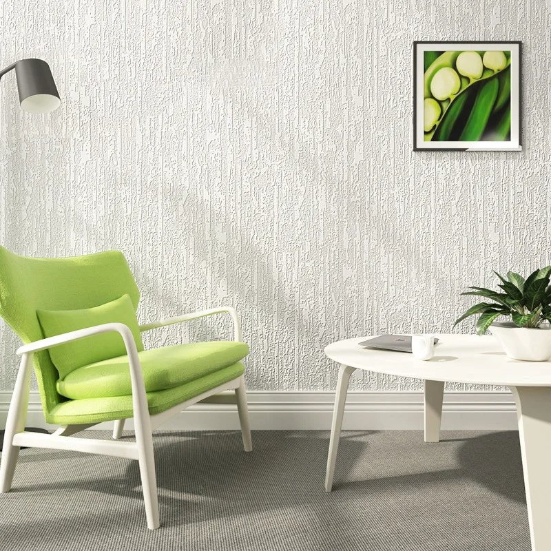 

Modern Natural Fiber Solid Color Wallpaper Roll Texture 3d Embossed Diatom Non-woven Wallpapers For Living Room Bedroom Walls