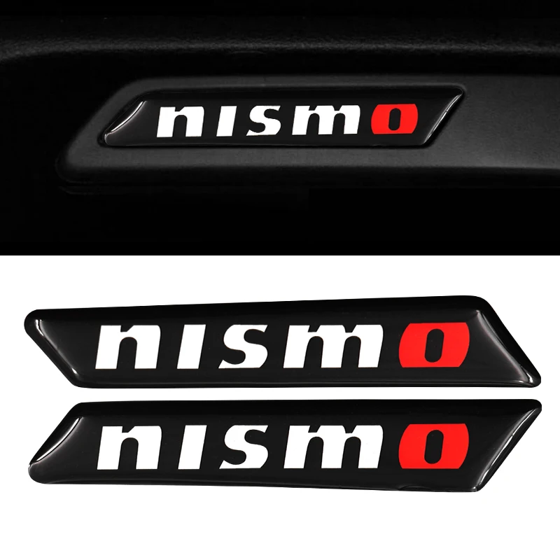 2 шт. автомобильные 3D-Наклейки для NISMO Nissans Tiida Teana Skyline Juke X-trail Almera Qashqai | Автомобили и