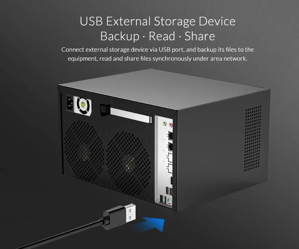 ORICO 2,5/3,5 дюймов 8-Bay Network Attached Storage с RAID жесткий диск Ark поддерживается для Windows/Linux не включены SSD/HDD