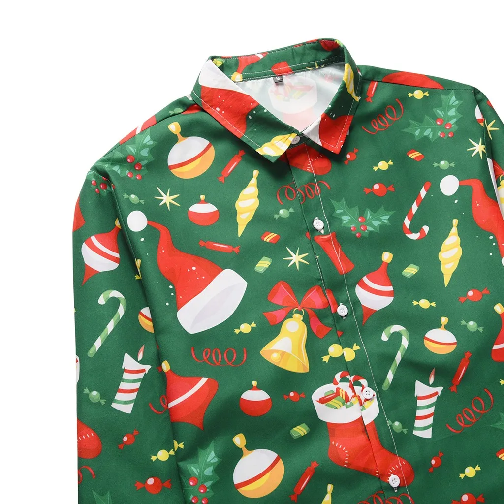 Feitong camisa masculina, Рождественская рубашка, мужская пара, модная, стиль, повседневная, с принтом снежинок, для женщин, мужчин, рубашки, топ, рубашка