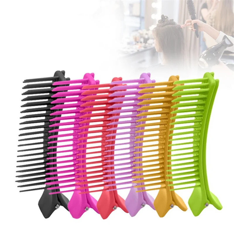 2 Pcs Bangs Hair Clips Comb Tools Front Hair Comb Clips Hairpin Positioning Bangs Clip Hair Comb Hair Styling Tools Accessories panel furniture positioning carpentry log dowel tips round log pin diy locator wooden pin center punching accessories