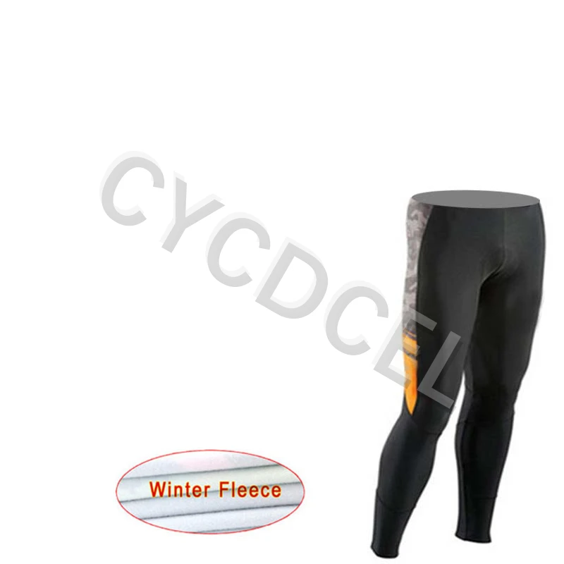 NW Men Winter Cycling Long Pants 16D Gel Pad Bicycle Trousers Bike Culotte Ciclismo Thermal Fleece shockproof Cycling Pants