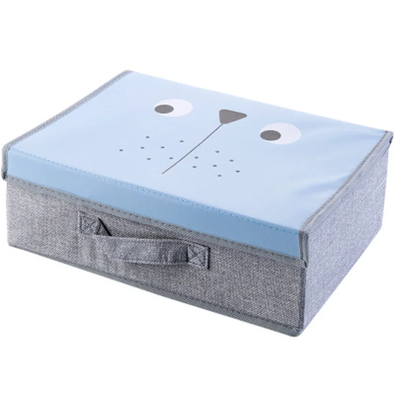 Ящик для хранения одежды ткань складная Одежда мультяшная домашняя игрушка