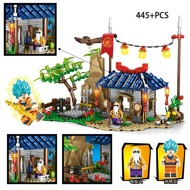 Pаспродажа Новый Dragon Ball Z Vegeta черепаха Фея SAIYAN SUN GOKU Мастер Роши супер Heros строительные блоки наборы детские комплекты совместимый создатель
