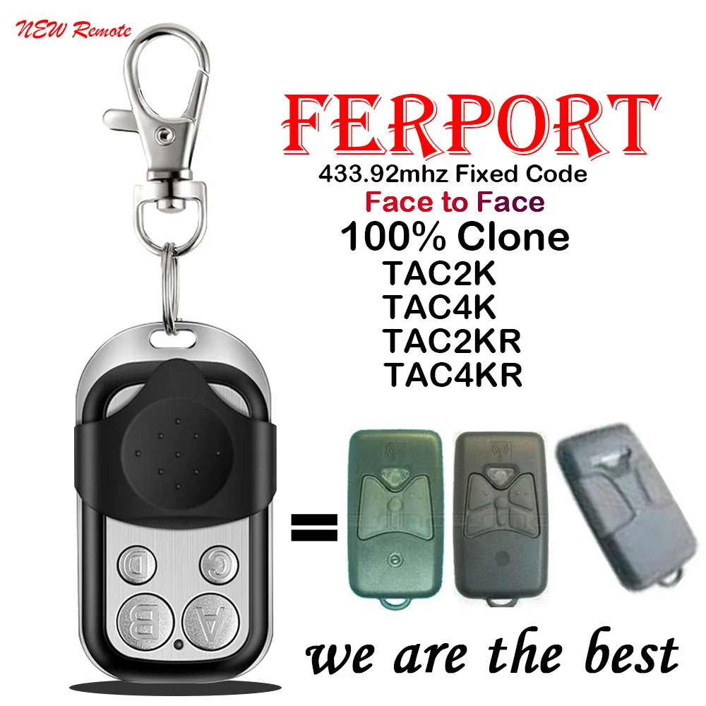 Пульт дистанционного управления для FERPORT TAC2K TAC4K Дубликатор TAC2KR TAC4KR Открыватель