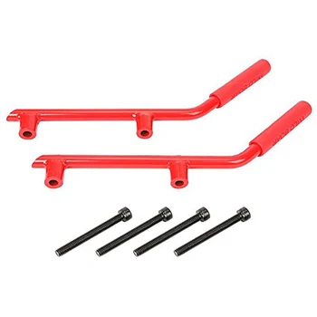 

2 / 4 Door Aluminum Red Back Grip Handle Handle Hard Man Handle Top Handle Inner Handle for Jeep Wrangler 2007-2017