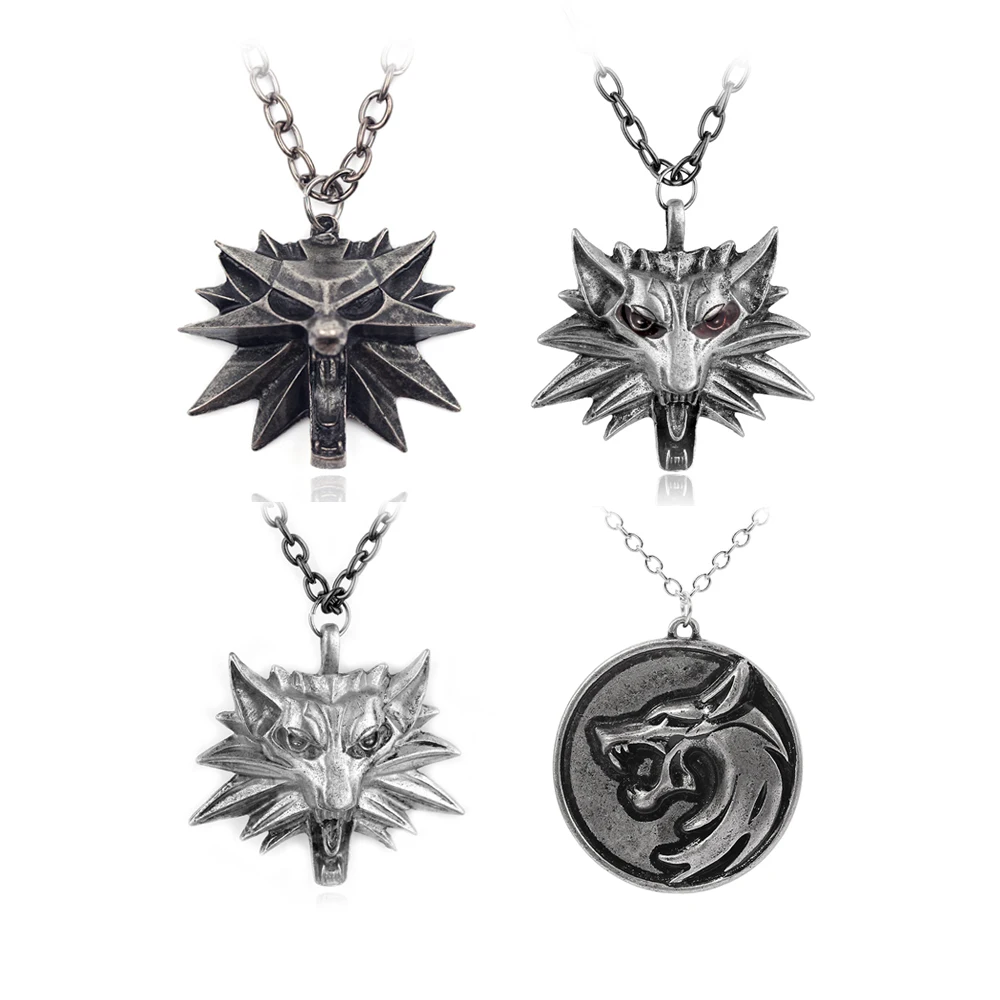Game Wizard 3 Necklace Wild Hunt Wolf 