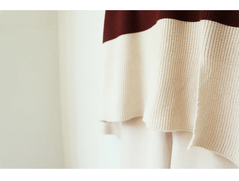 Werynica, модные однотонные женские брючные костюмы, водолазка, свободный раздельный свитер и прямые штаны, женский костюм, Осень-зима, высокое качество