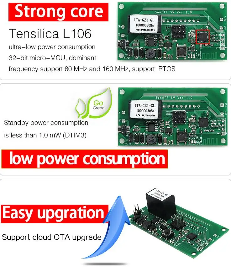 sonoff SV wifi switch