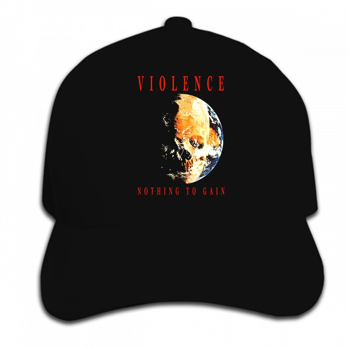 Бейсбольная кепка под заказ VIO LENCE Nothing, чтобы получить Черный солнцезащитный козырек Кепка