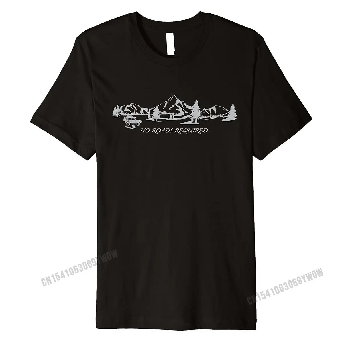 Maglietta Fuoristrada Overland 4X4. T-Shirt Premium Da Campeggio Explorer Overland T-Shirt Da Uomo In Cotone Nuovissima Stampata Su