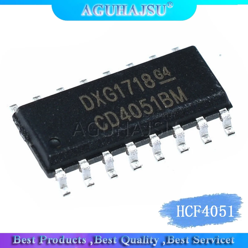 1pcs/lot SMD HCF4051 CD4051BM HEF4051 SOP16 original authentic | Электронные компоненты и принадлежности