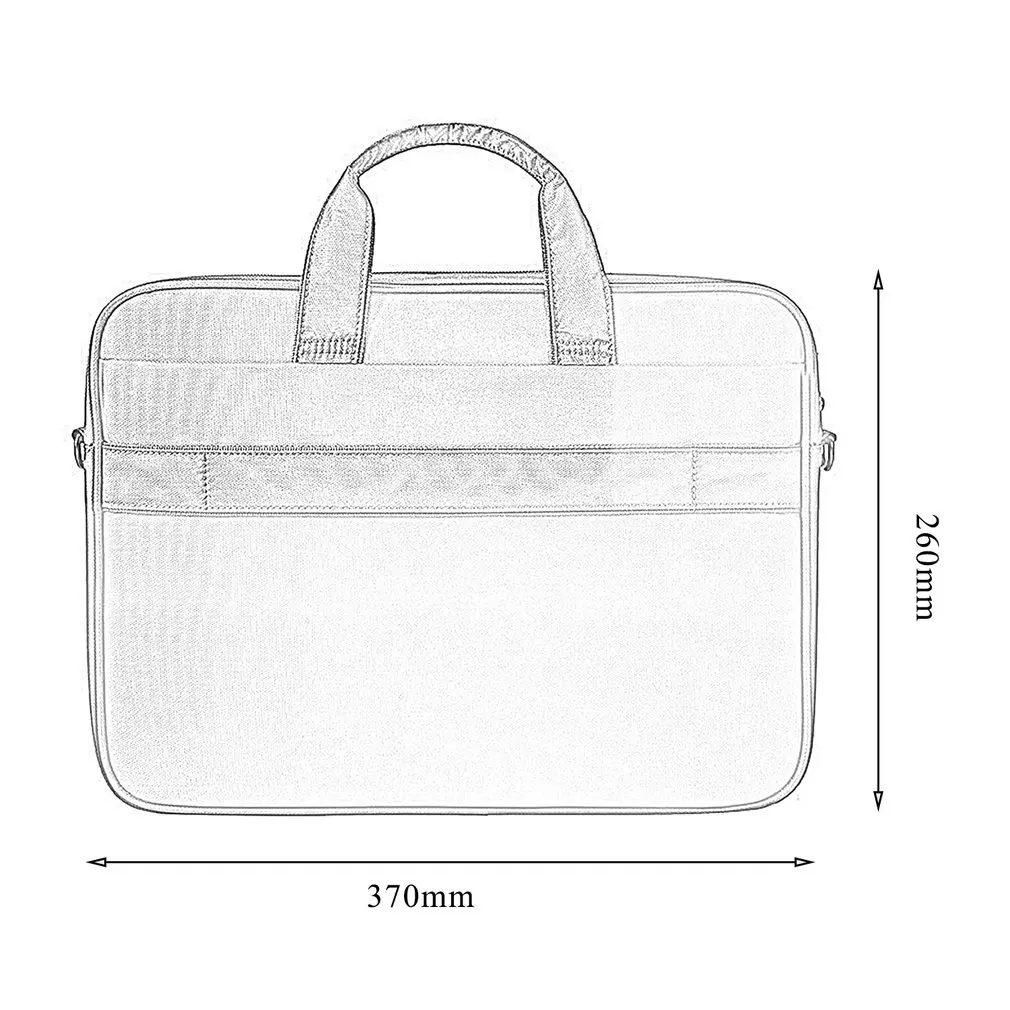 Открытый Дорожный однотонный деловой стиль модный ноутбук рукав сумка-чехол Противоударная сумка подходит для Macbook