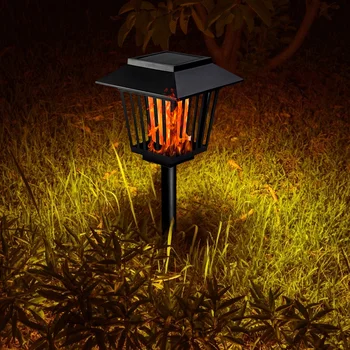 

LED Waterproof Outdoor Garden Landscape Decoration Lamp Solar Flame Flickering Lawn Lamp Torch Light Dancing Flame Lights