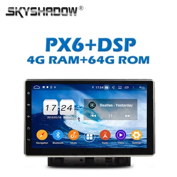 

PX6 DSP IPS 10.1" Android 9.0 4GB + 64GB + 6 Core Car DVD Player GPS Map RDS Radio Wifi Bluetooth 5.0 2 Din For Universal
