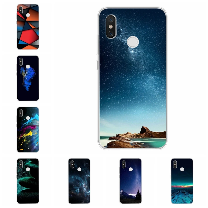 Чехол для Xiaomi Redmi Note 3 5 6 Pro Remi 4A 5A 6A 4X Силиконовый чехол телефона абстрактное небо TPU
