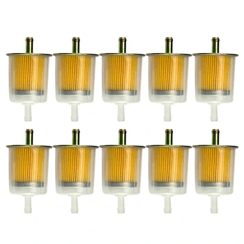 

10X 3/8Inch Fuel Filters High Performance Universal Inline Fuel Filter