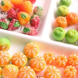 Simulation d'ornement Orange, 10 pièces, fausse décoration de fruits artificiels pour enfants, jouets éducatifs de cuisine 