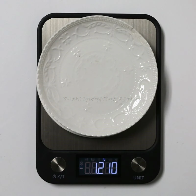

Digital Kitchen Food Scale 10Kg/1g Stainless Steel Weighing Postal Electronic Scales Measuring tools weight Balance N25 19