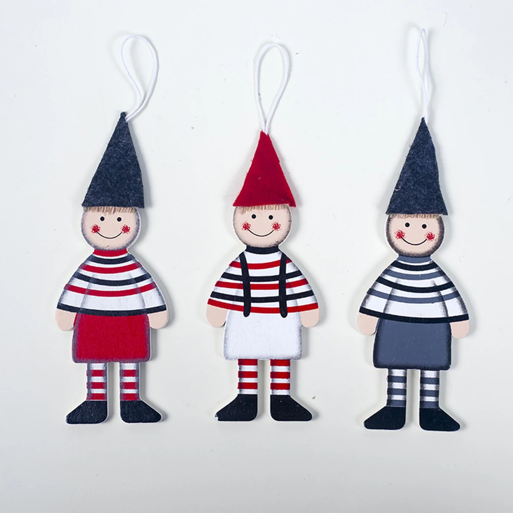 2020 Новогоднее Рождественское украшение для пар деревянные украшения мальчиков и