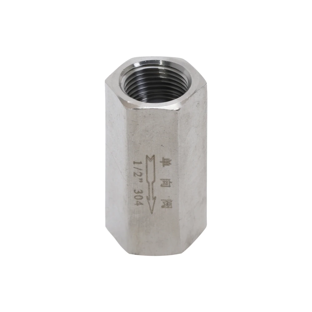 1 шт 1/8 ''1/4'' 3/8 ''1/2'' внутренняя резьба 304 нержавеющая сталь воздушный обратный клапан односторонний клапан для воды, масла, Газа