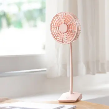 

Mini Desk Clip Fan Portable 3 Speed Settings USB Charging Flexible Air Cooler