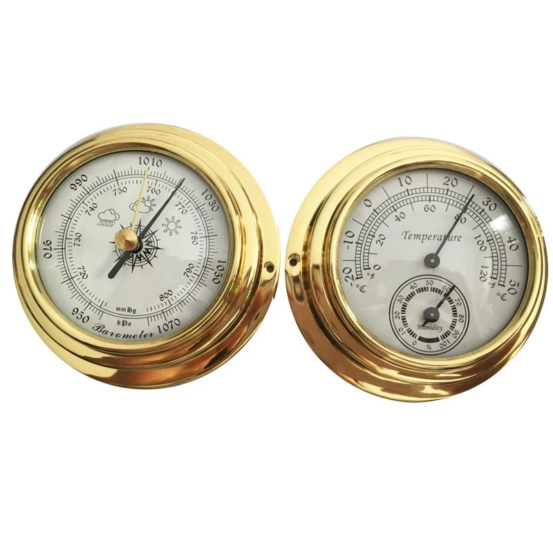 

New Double Wall Mounted 98mm Barometer Temperature and Hygrometer