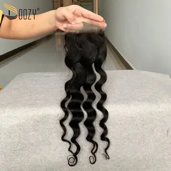 

Doozy Hair Brazilian Natural Wave 4*4 Closure Virgin Human Hair