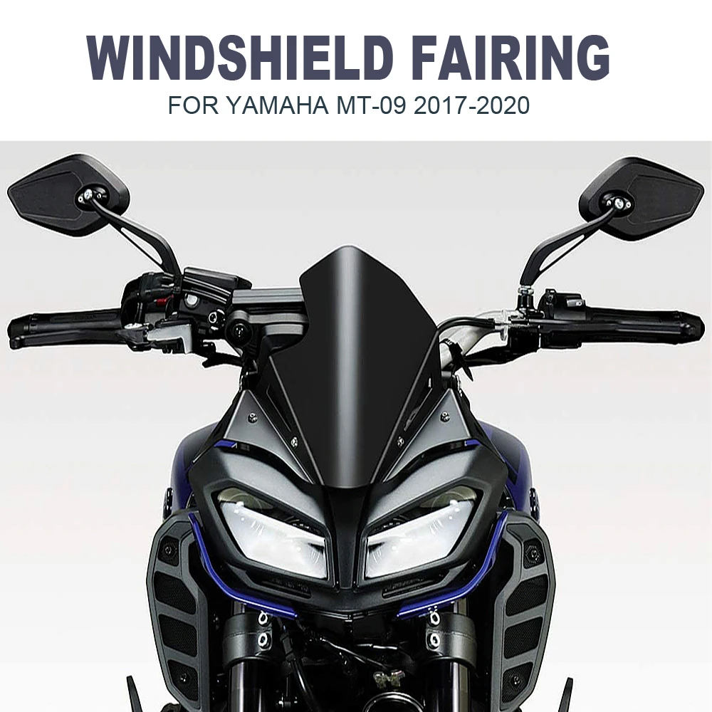Motorcycle Windscreen Windshield Deflector For Yamaha MT09 FZ09 tracer 2017-2019 Motorcycle Windscreen Windshield Deflector For Yamaha MT09 FZ09 tracer 2017-2019