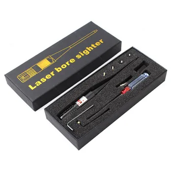 

8301 5mW 520nm Red Dot Laser Bore Sight Kit Collimator for 0.22 - 0.50 Caliber Rifle Scope T6061 Aluminum Boresighter Handgun