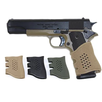 

Tactical Anti Slip Grip Gun Holster For Glock 17 19 22 31 32 Airsoft Pistol Rubber Grip Cover Sleeve Cover Hunting Accessories