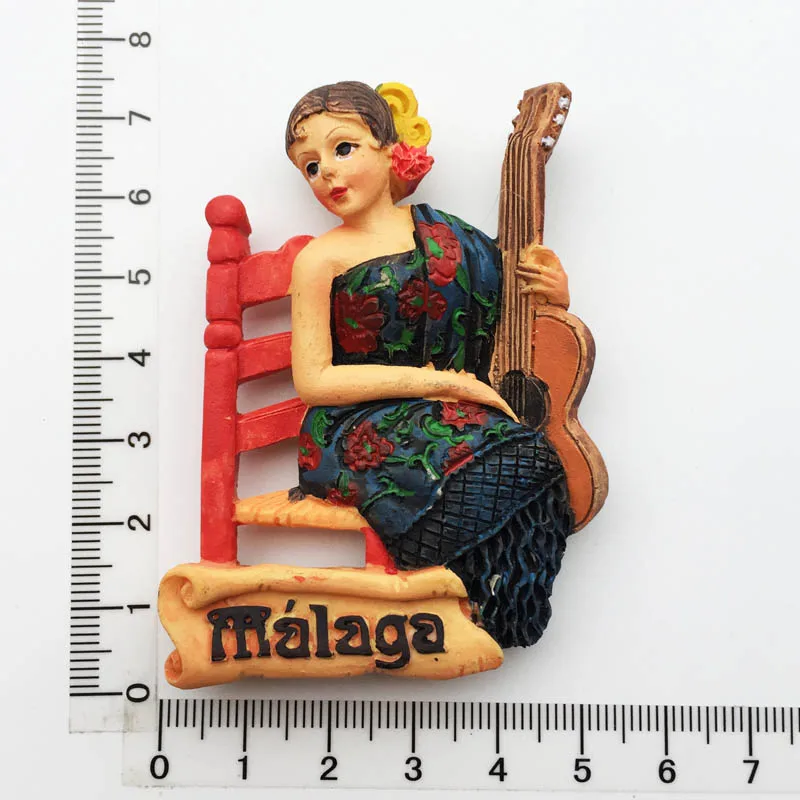 Magnete Da Frigorifero 3D Cordoba (Spagna) Con Stile Moschea, Souvenir Fatto A Mano, Dimensioni 5x8 Cm, In Resina E Calamita Forte