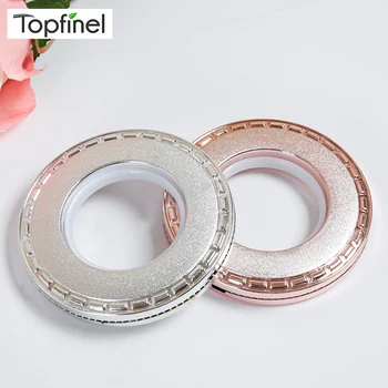 

Topfinel Beads Edge Plastic Rings Eyelets for Curtains High Quality Decoration Curtain Accessories for Rings Top Grommet