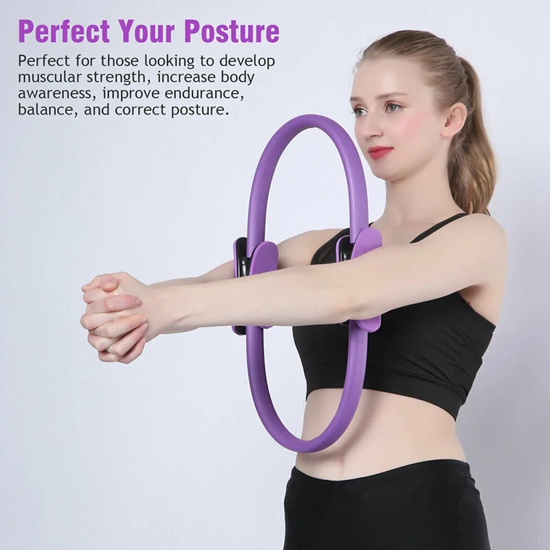 

Professional Yoga Circle Pilates Sport Magic Ring Women Fitness Kinetic Resistance Circle Gym Workout Pilates Accessories