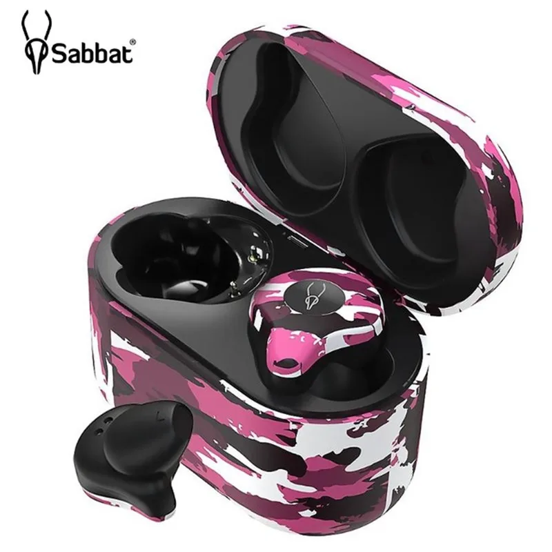 Новые Sabbat X12 pro TWS Беспроводные наушники с Bluetooth зарядная коробка Наушники стерео HiFi объемные гарнитуры Близнецы PK E12