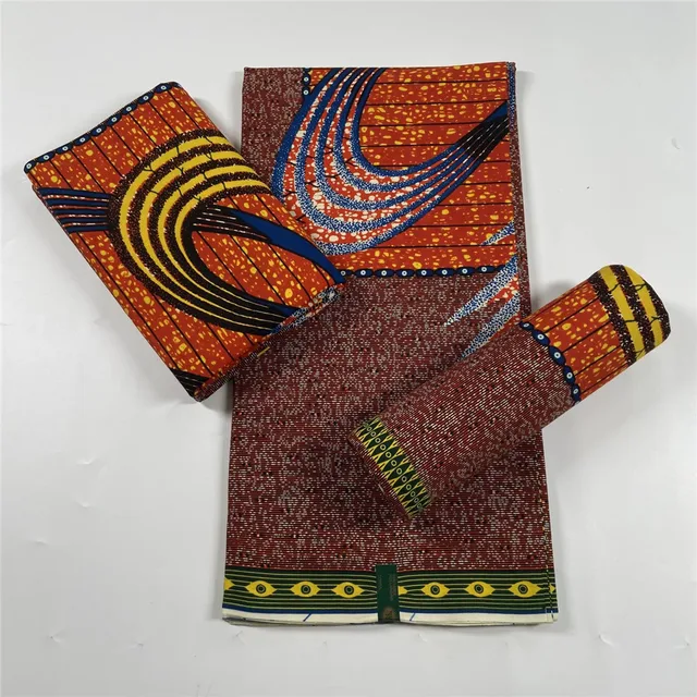 2021 New Hot Sale African Wax Fabric Cotton Material Nigerian Ankara Block Prints Batik Dutch High Quality Sewing Cloth VL-40 15