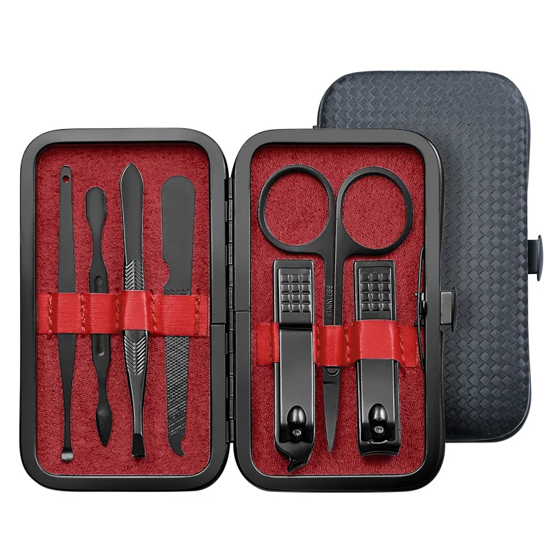 Нержавеющая сталь педикюр профессиональные кусачки для маникюра Комплект кутикулы крюк Golden Eagle для маникюра для Красота инструменты Наборы инструменты для ногтей красоты