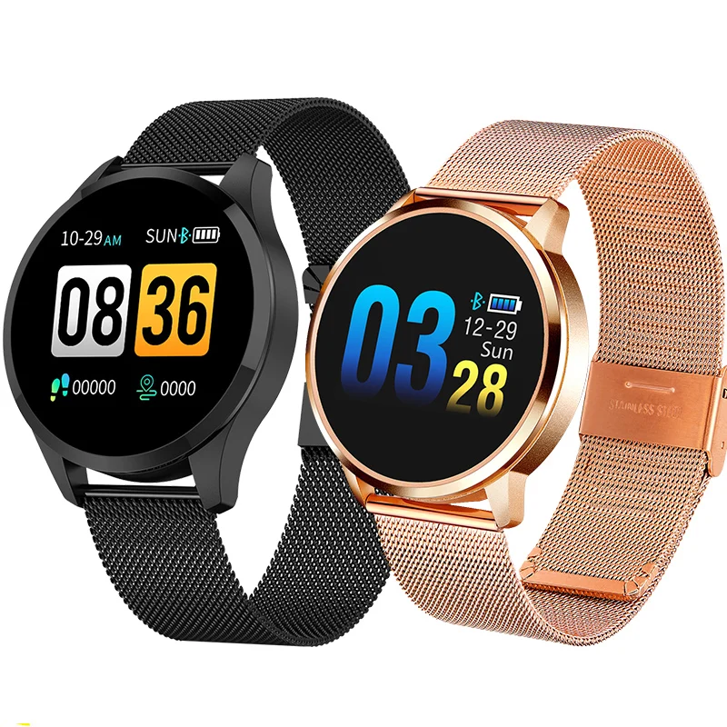 Newwear Q8 Q9 Smart Watch Fashion Electronics Men Women Waterproof Sport Tracker Fitness Bracelet Smartwatch Wearable Device
