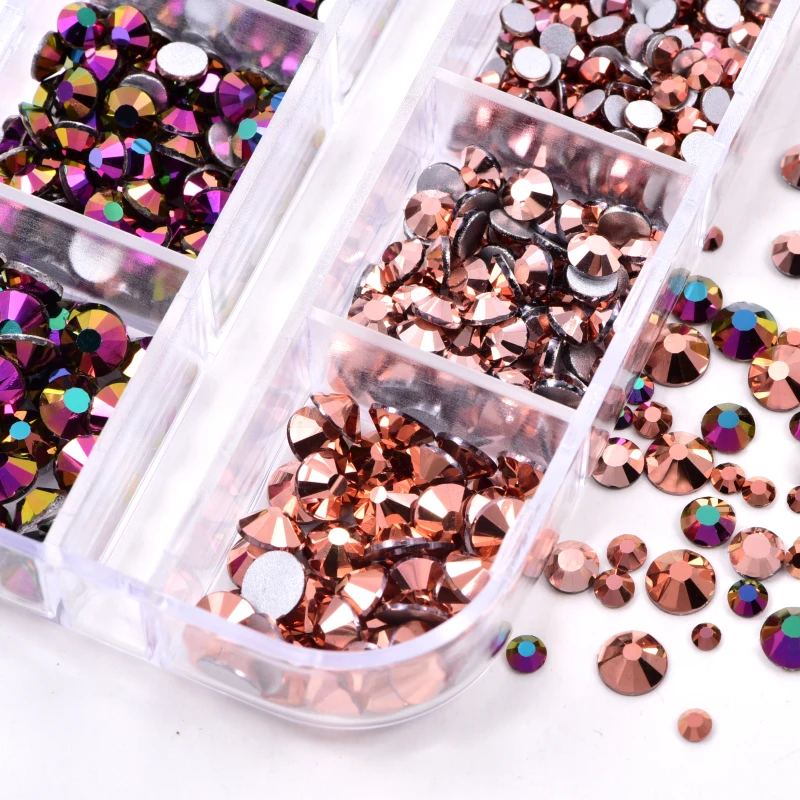 Oleeya nail Art Crystal Non Hotfix Rhinestones (1)