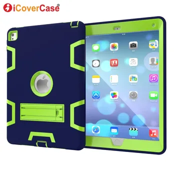 

For Apple iPad Air 2 iPad 6 Case Pad Cover Soft Hard Protector Skin Cases Stand Front Back Protect Shell Tablets Accessory iPad6