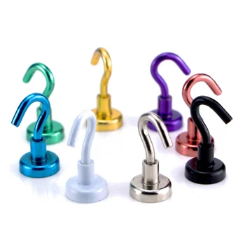 

Strong Neodymium Heavy Duty Magnetic Hooks For Home And Garage Kitchen, Workplace, Office