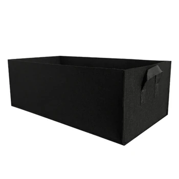 

5 Pack Fabric Raised Garden Bed,Rectangle Garden Flower Grow Bag Vegetable Planting Bag Planter Pot