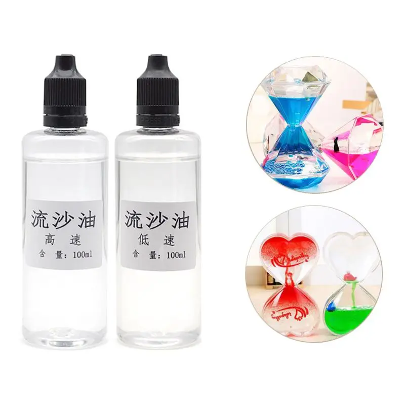 

100ml Highest Grade Acrylic Pour Oil Quicksand UV Epoxy Resin Silicone Mold Liquid Flow Art Oil Jewelry Making Tools